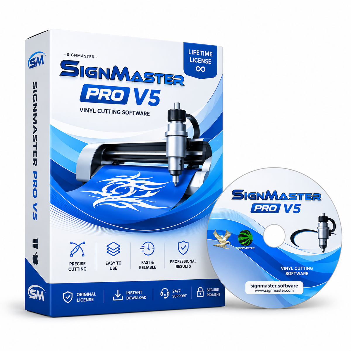 SignMaster Pro V5 — Professional Vinyl Cutting & Sign Making Software
